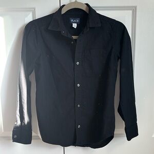 Black Long Sleeve Button Down Shirt